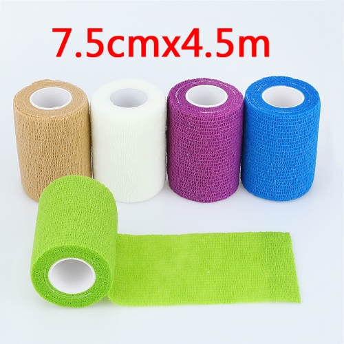 6 pcs/bag 7.5cm*4.5m Elastic Bandage Tape Handle Grip Tube for Tattoo Machine Grip Accessories