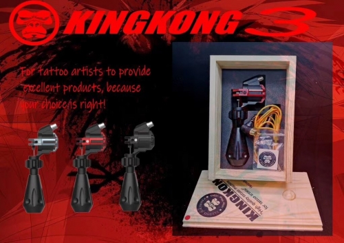 2020 Faulhaber Motor KINGKONG K3 High Quality Rotary Tattoo Machine with RCA Connector.